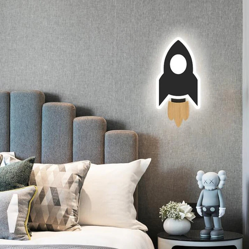 Applique murale fusée LED | RocketLuz