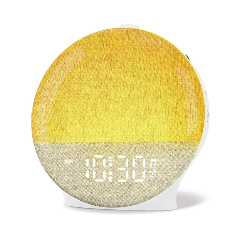 SunriseAlarm – Réveil veilleuse simulateur d'aube avec bruit blanc