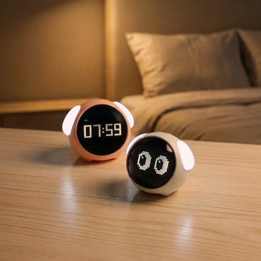 EmotiClock – Réveil digital enfant avec émotions tactile veilleuse