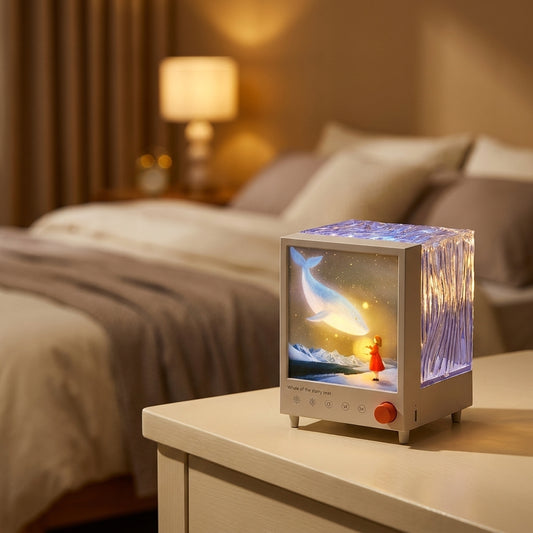 Veilleuse Aurora Box – Enceinte Bluetooth et veilleuse LED