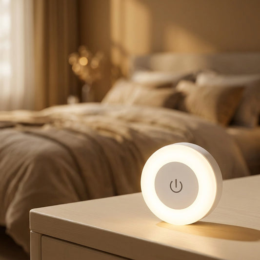 Mini veilleuse LED tactile rechargeable USB – Magnétique