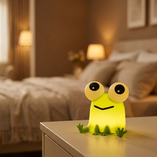 Kawanimals Grenouille – Veilleuse LED silicone kawaii rechargeable