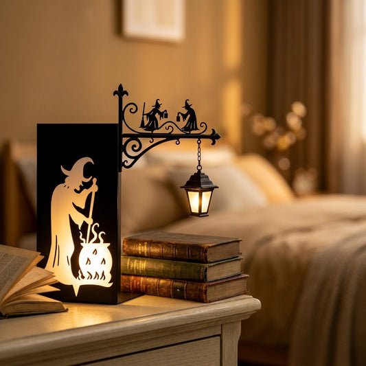 HalloGlow – Mini veilleuse lanterne vintage  décorative