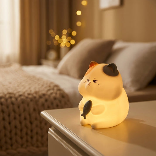 Veilleuse Chat en Silicone | KittyGlow