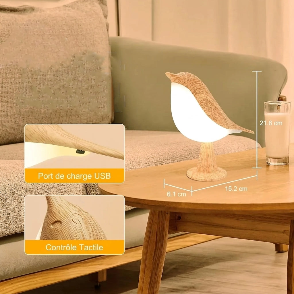 BirdTouch – Veilleuse oiseau LED