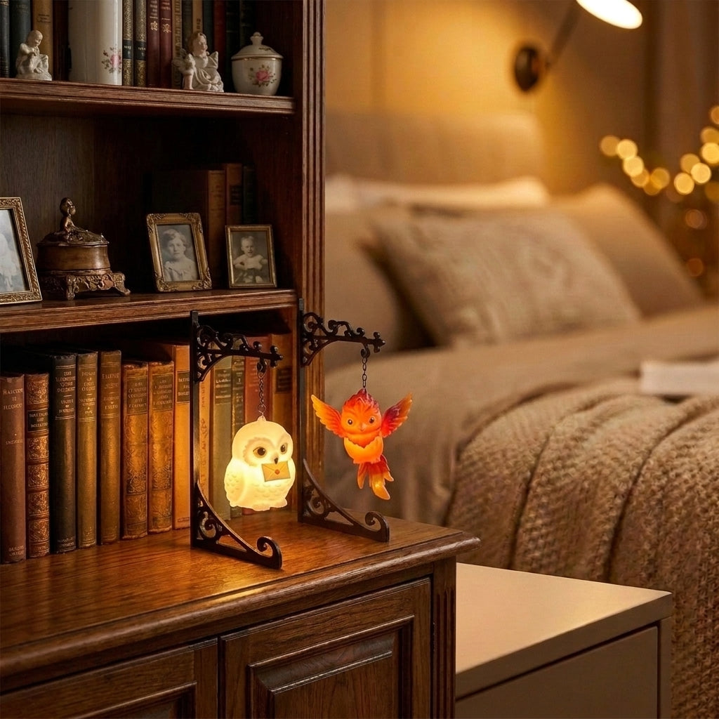 FawkesLight – Lanterne LED Phénix & Chouette style Harry Potter