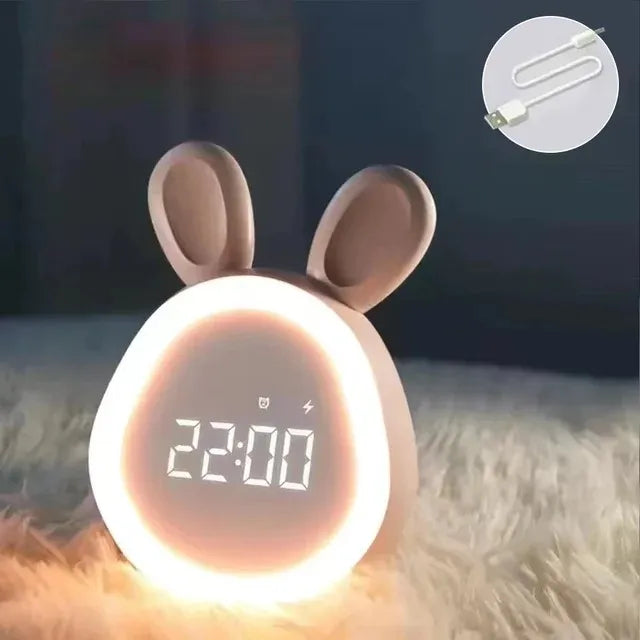 BunnyAlarm – Mini réveil lapin veilleuse