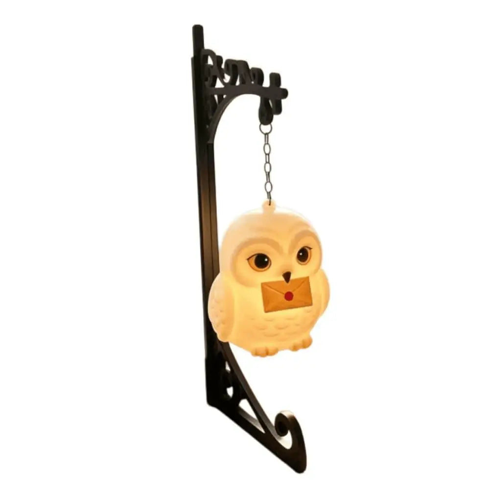Lanterne suspendue vintage pour bibliothèque, lumière décorative LED pour étagère, jolie lampe de nuit douce et chaude en forme d'oiseau Phénix, ornement artistique pour étagère, décoration intérieure