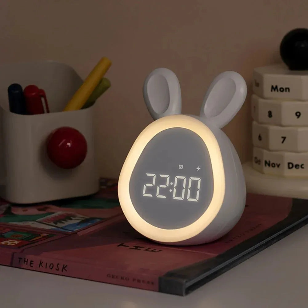 BunnyAlarm – Mini réveil lapin veilleuse