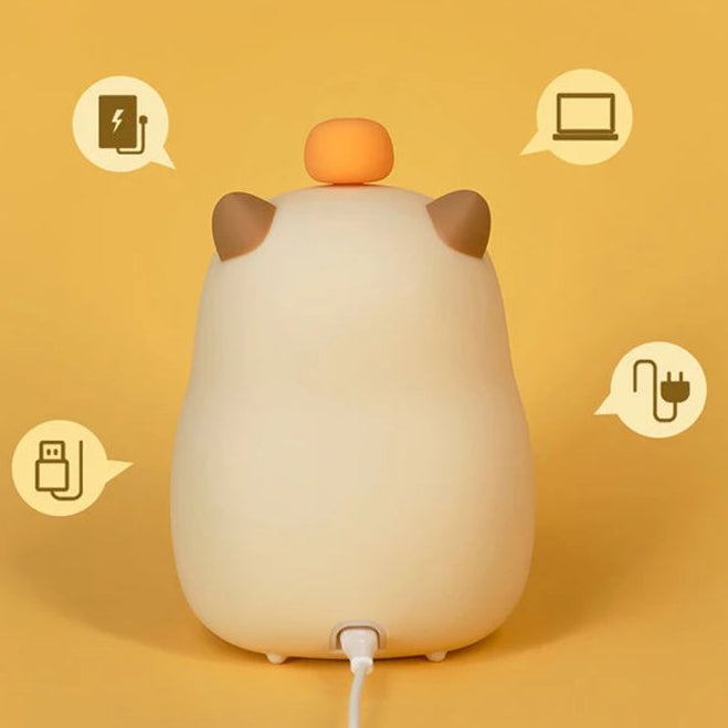 Réveil Veilleuse Capybara | CapyGlow