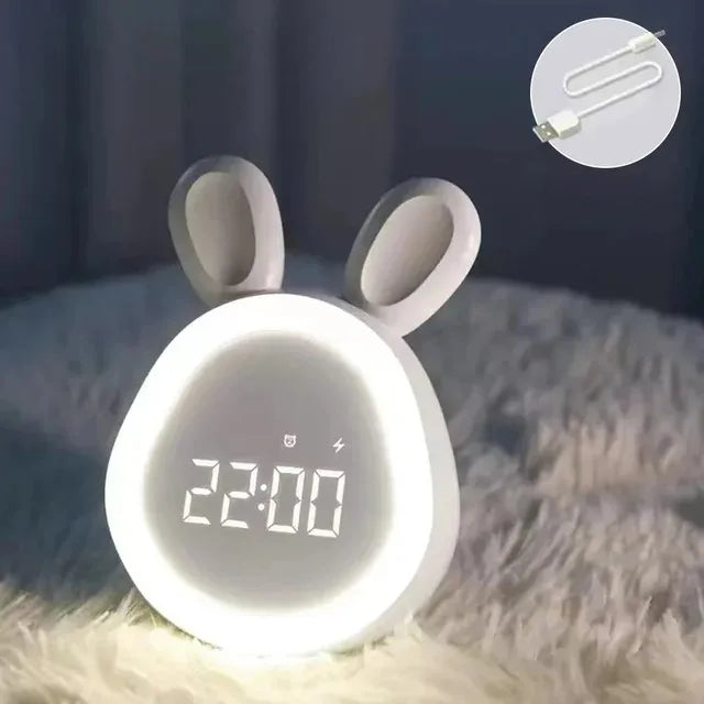 BunnyAlarm – Mini réveil lapin veilleuse