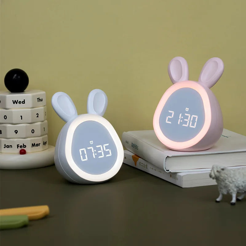 BunnyAlarm – Mini réveil lapin veilleuse