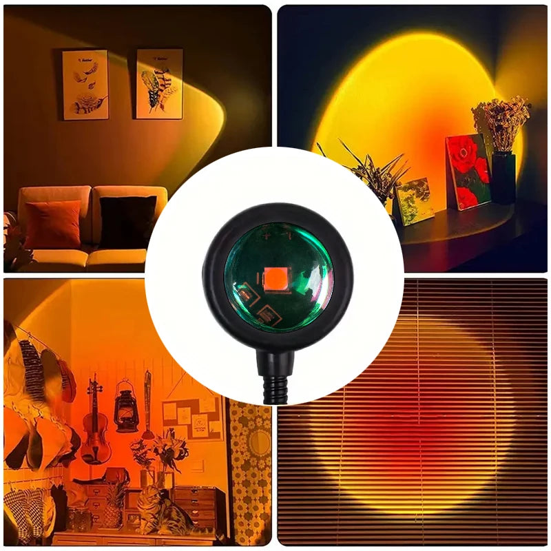 SunsetProjector – Veilleuse de projection coucher de soleil