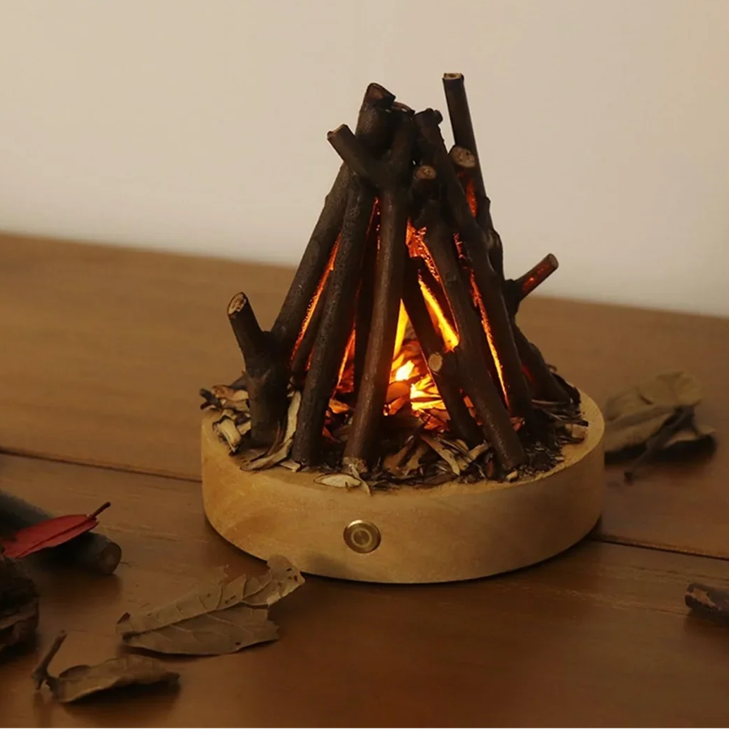 Lampe Feu de Bois LED | FireGlow