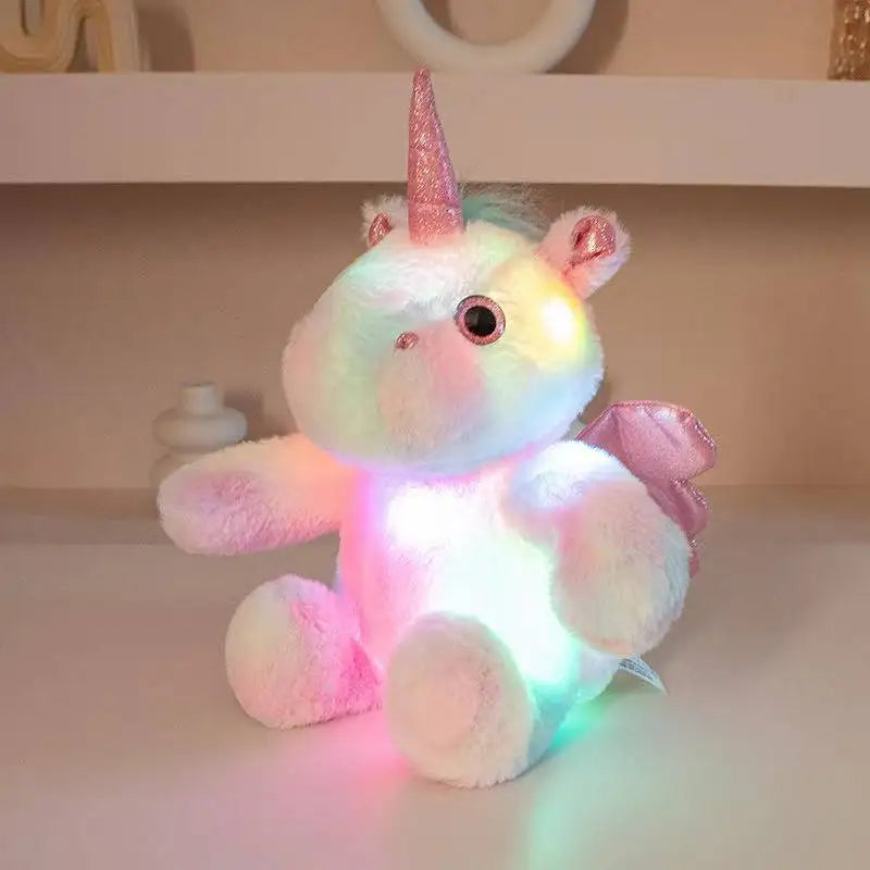 UniPlush – Peluche licorne kawaii lumineuse 25 cm