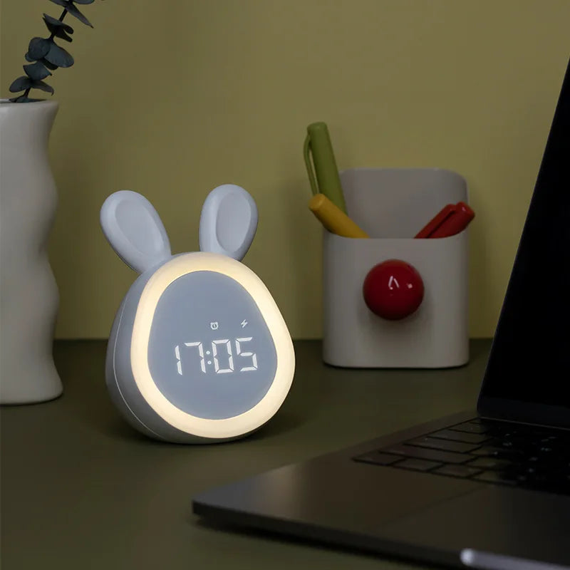 BunnyAlarm – Mini réveil lapin veilleuse