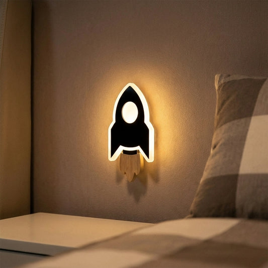 Applique murale fusée LED | RocketLuz